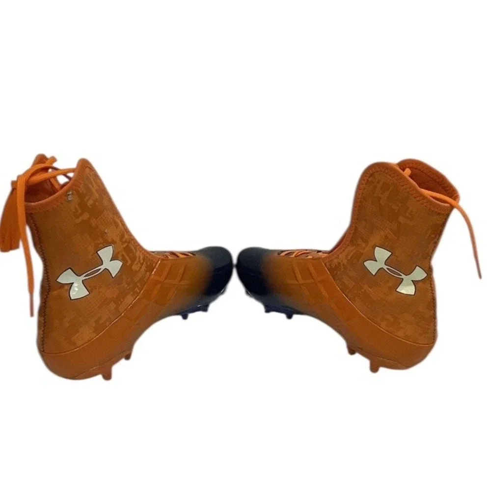 🏆 NEW Under Armour Highlight Comp Fit | Rare Orange/Blue | Size‎ 13.5 cleat